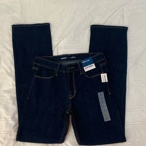 old navy mid-rise bootcut jeans
